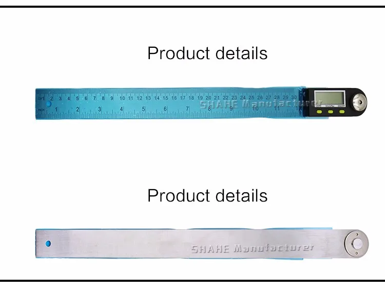 300 мм 12 дюймов из нержавеющей стали, угломер, транспортир, инклинометр, измерительные инструменты, электронный Гониометр, цифровой угломер