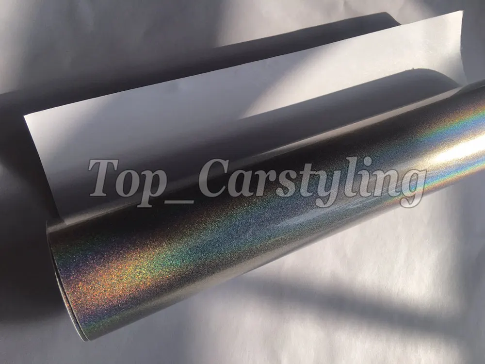 3M silver  psychedelic VINYL CAR WRAPPING FILM  COVERING FOIL (3)