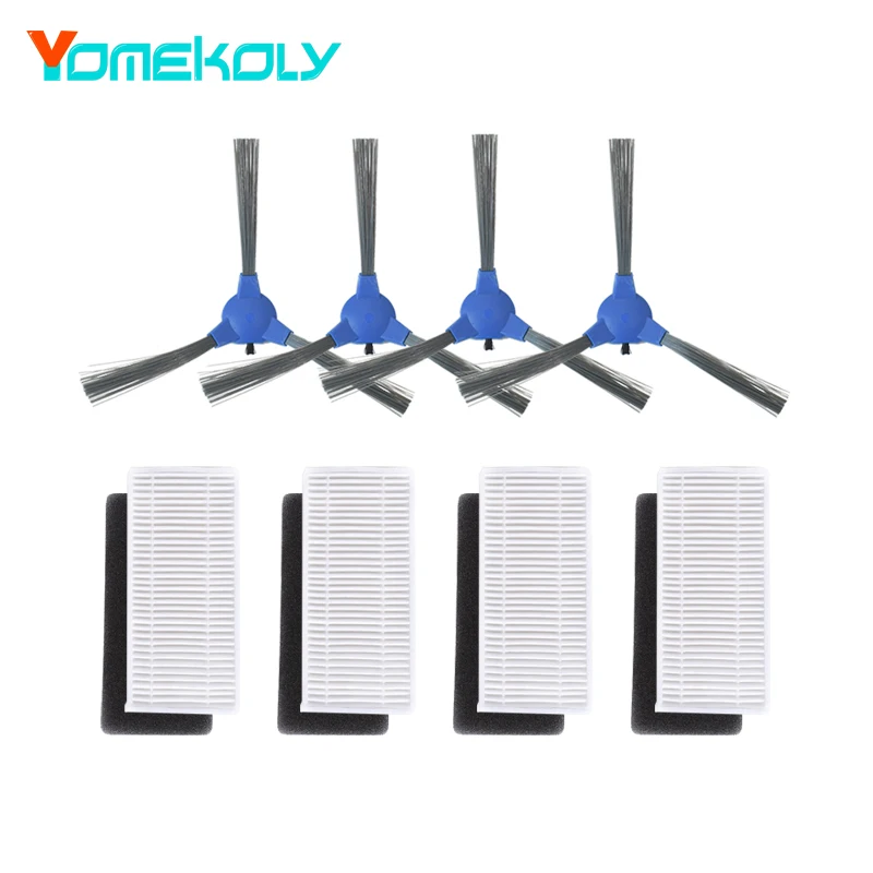 Для Eufy 11S &amp RoboVac 30 30C 15C 4 шт. боковая щетка фильтр пылесос робот Запчасти для авто
