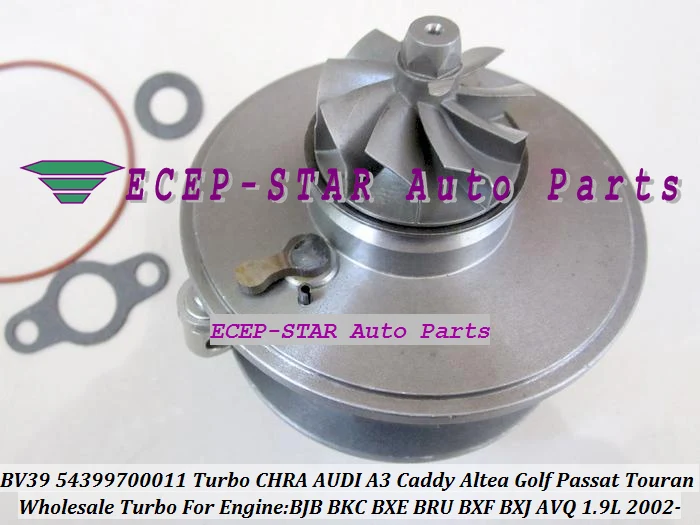 BV39 54399880011 Turbo cartridge chra Turbocharger core For Audi A3 Caddy Altea Golf Passat 2003-09 BJB BKC BXE 1.9L (5)