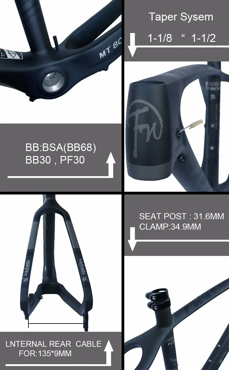 Flash Deal 2017 FCFB T800 carbon mtb frame 27.5er mtb carbon frame 27.5/ 26 carbon mountain bike frame frok seatpost stem saddle matt color 6 Flash Deal 2017 FCFB T800 carbon mtb frame 27.5er mtb carbon frame 27.5/ 26 carbon mountain bike frame frok seatpost stem saddle matt color 6