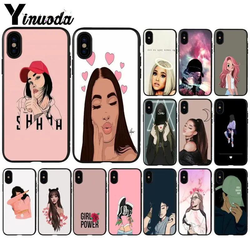 

Yinuoda Girly Painted Great Sales Phone Case for iPhone i8 i7 i6 i6S Plus i5S iX iXR XS MAX Case Cover