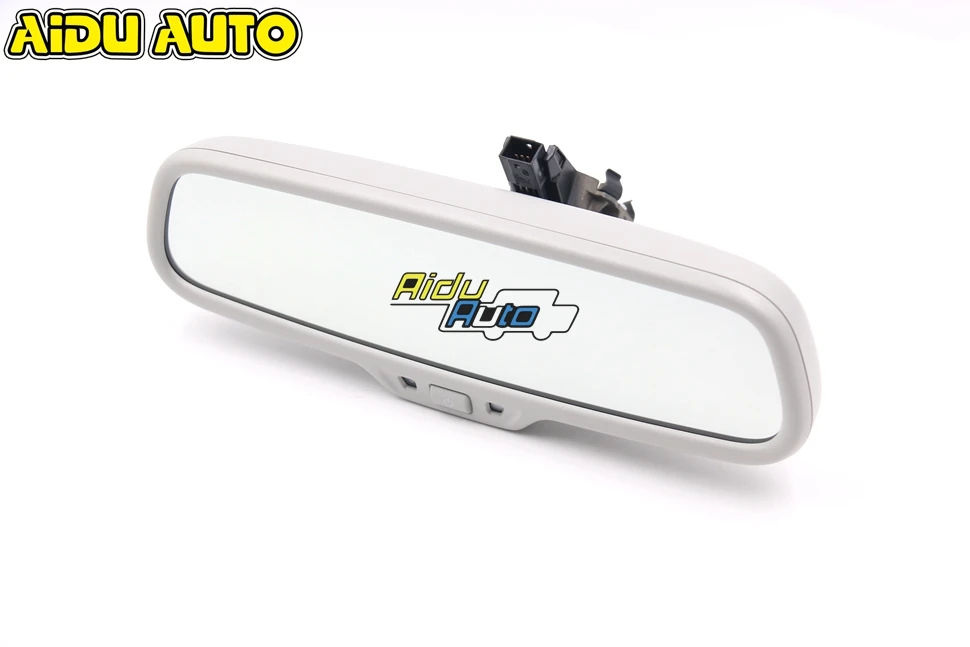 

Dimming Rear View Mirror Automotive endoscopy Anti-galre Anti-reflective support compass For Audi Q5 8R A4 B8 A5 B8 8T0 857 511