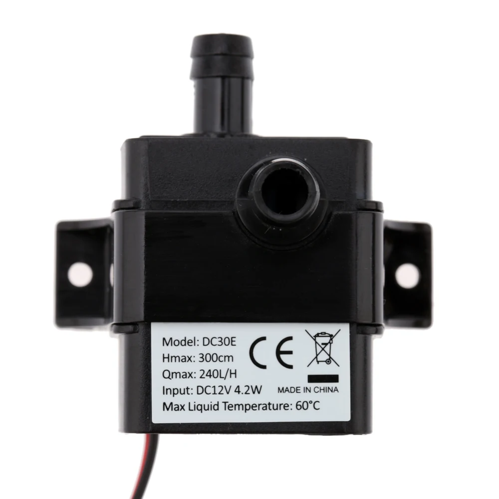 Ультра тихий мини насос DC12V 4 2 W микро Бесщеточный Водяной масляный погружной