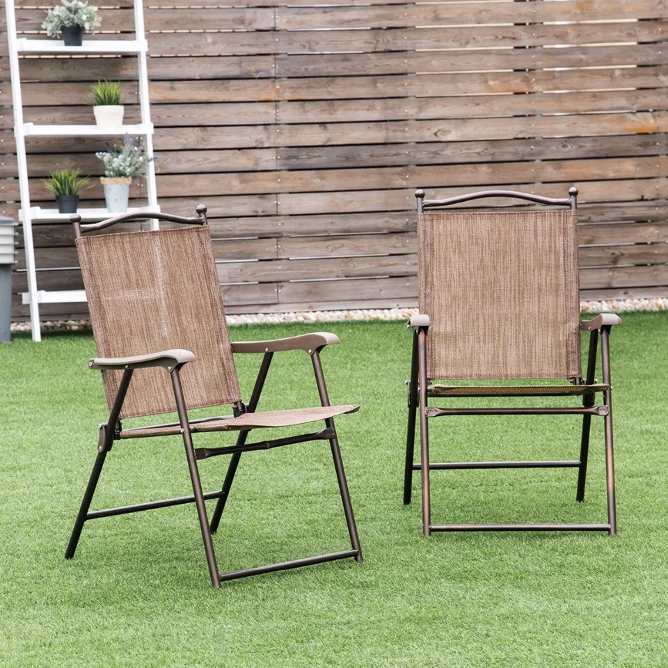 folding sling back chairs