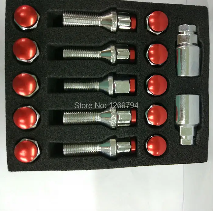 30MM Cone Lug Bolts / Wheel Screw Wheel Lock Bolts Locking Security