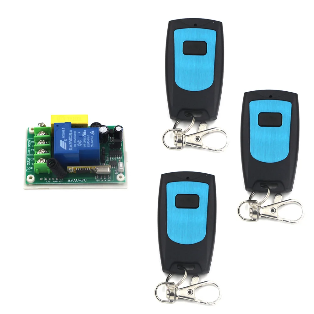 

Long Range 200m High Power 3000W 30A 1CH Wireless Remote Control Switch Plate 220V Receiver 3 Transmitter Suppliers Smart Home