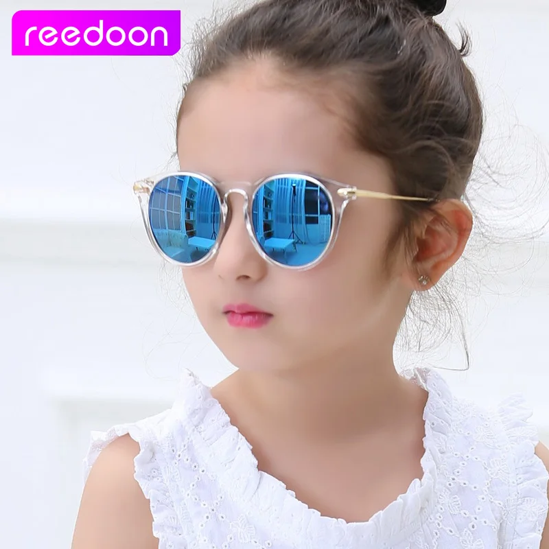Детские поляризованные солнцезащитные очки Reedoon UV400 зеркальные линзы в