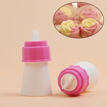 Двойной цвет сопла конвертер муфта украшения торта инструменты ледяной трубопровод разъем сопла украшения торта выпечки