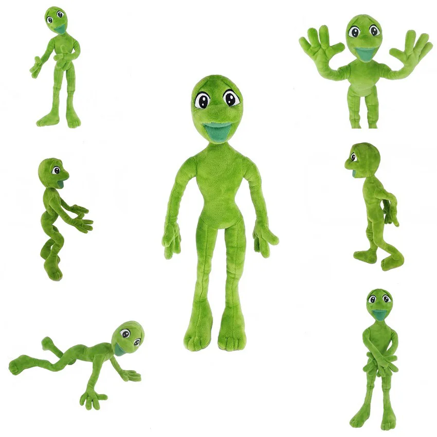

2019 Baby Toy Dame Tu Cosita Martian Man Plush Toys Stuffed Animals Frog Green Dancing Alien Plush Green Frog Dancing