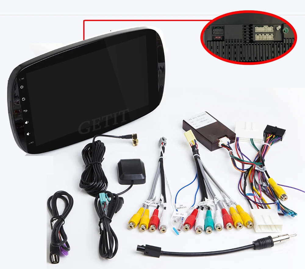 Sale Android 9 Car Stereo Radio no DVD multiplayer for Benz Smart Fortwo 2016 2017 2018  Radio wifi BT Head Unit GPS navigation 20