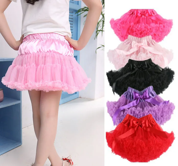 Kids Girls Tutu Skirt Multi List Pettiskirt Dancewear Ballet Fluffy