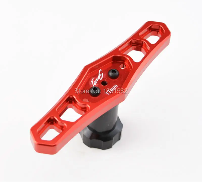 FainWan 17mm HEX Nuts Installation Tool Sleeve For RC 1/8 Buggy Car Tires Wheel Rim (Red)