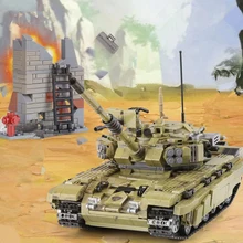 06015 Военная серия Танк здание блокс1386 Шт Военный Скорпион серии Тигр танковые блоки кирпичи развивающие игрушки