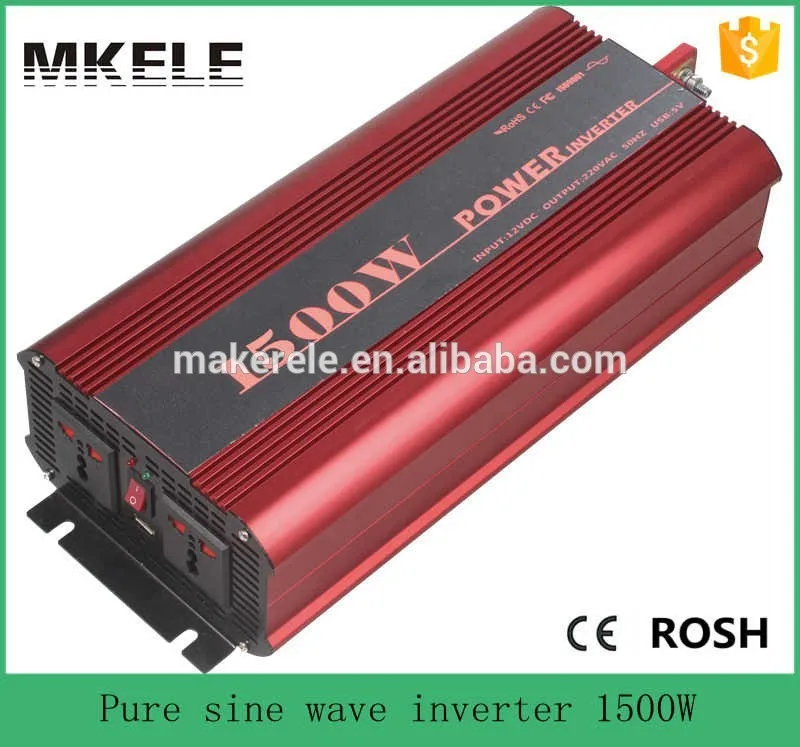 

MKP1500-121R off grid pure sine wave 1500 w inverter,12v to 120v power inverter,12vdc inverter,power inverter suppliers