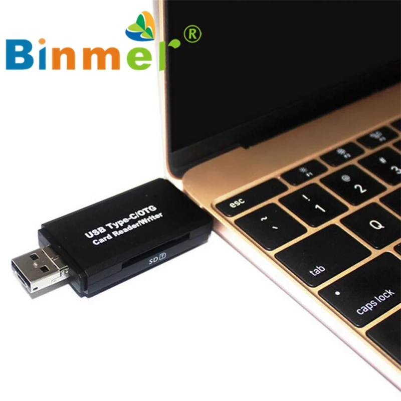 3 в 1 Micro USB OTG USB 2.0 адаптер SD/Micro SD Card Reader Стандартный USB _ KXL0524