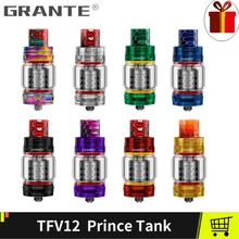 Grante TFV12 Prince Atomizer Spray With 810 Drip Tip 8ML Topfilling Tank TFV12 Princes Coil Vaporizer Tank For SMOK TFV12 Prince Grante TFV12 Prince Atomizer Spray With 810 Drip Tip 8ML Topfilling Tank TFV12 Princes Coil Vaporizer Tank For SMOK TFV12 Prince
