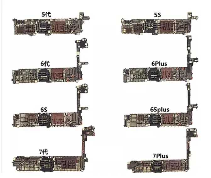 

Brand New empty Motherboard Main Bare PCB Circuit test Board For iPhone 5 5G 5C 5S 6 6S plus 6Plus 6SPlus 7G 7 PLUS 7P