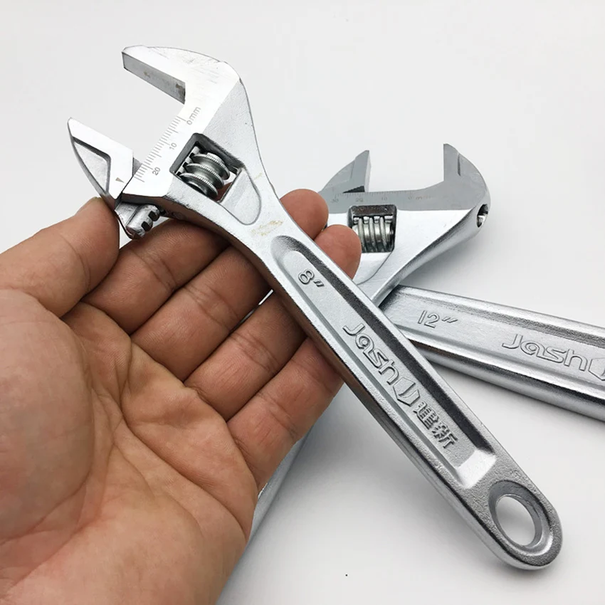 8/10/12/15 inches wrench big open end spanner high carbon steel