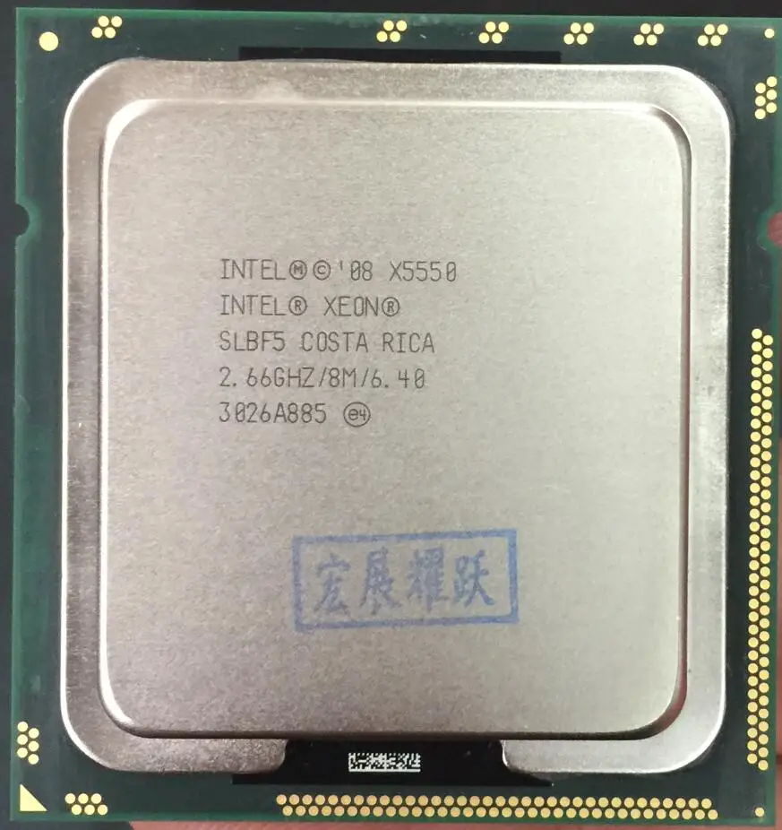 Процессор Intel Xeon X5550 2 Мб кэш 6 ГГц ) LGA1366 настольный процессор|intel xeon|desktop cpuintel xeon