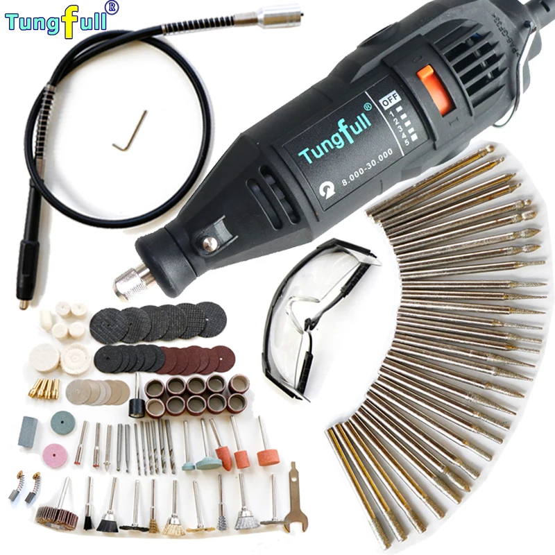 Electric Power Tools Mini Drill Rotary Tools accessories with 106pcs