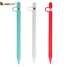 Jisoncase Pencil Cap for Apple Pencil Soft Silicone Cap Cover Case Anti-lost Holder for Lightning Cable Connector Tether