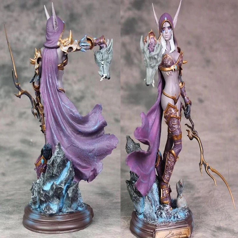 

23cm Game wow Sylvanas Windrunner Archery Queen PVC Action Figure Collectible Toy Gift
