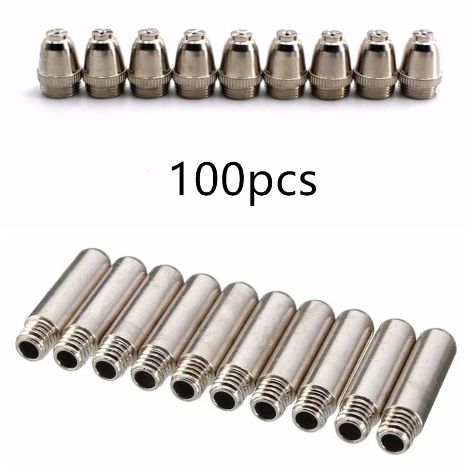 

100pcs AG60 SG55 Consumables, SG-55 AG-60 cutting Torch cutter Knife parts, for Plasma Cutter(SG 55 AG 60)