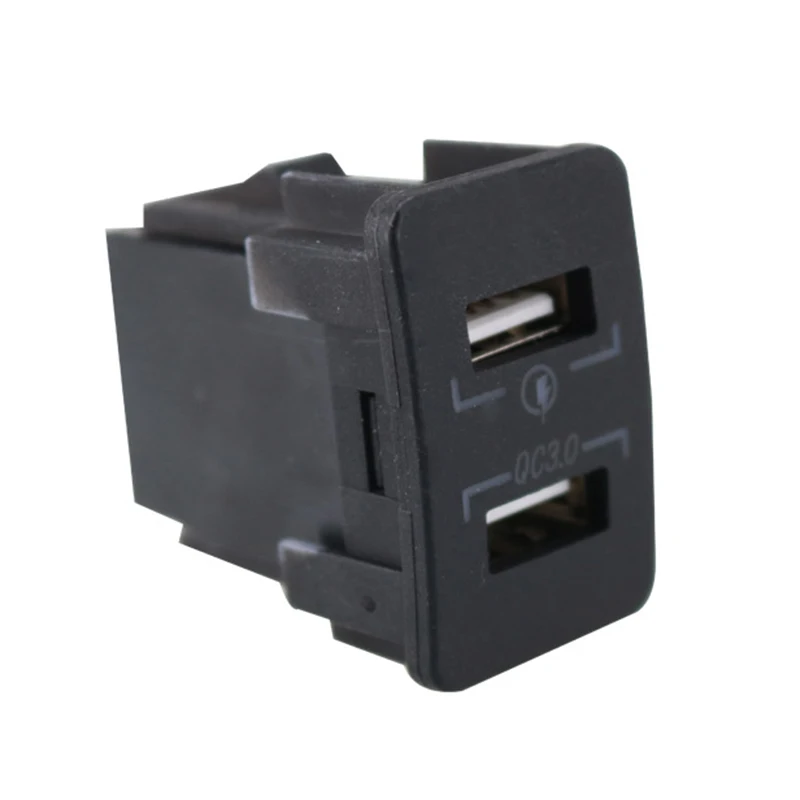 QC 3,0 Автомобильное зарядное устройство для смарт розетка для мобильного телефона двойной USB порт быстрая зарядка светодиодный адаптер питания розетка 2 порта грузовик ATV Лодка
