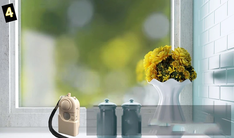 Travel home anti-theft personal infrared alarm 10