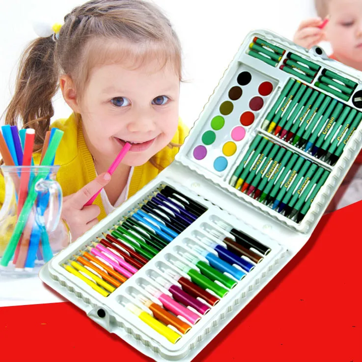 The children's painting watercolor pen crayon painting special pen painting in color pen set