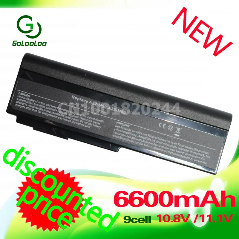 

Golooloo Battery for ASUS M60JV M60V M60VP M60W N43 N43 N43J N43JF N43JM N53 N53D N53DA N53J N53JF N53JG N53JL N53JN N53JQ