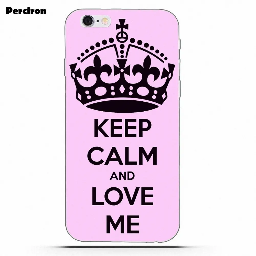 Keep Calm And Love Me Style TPU мобильный телефон для Huawei P7 P8 P9 P10 P20 P30 Lite Mini Plus Pro 2017 2018