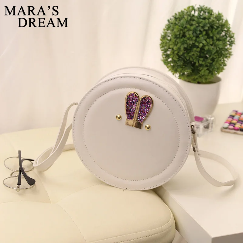 مارا حلم سيدات حقيبة آذان أرنب أكياس Crossbody للنساء السيدات لطيف حقيبة كتف التعميم الفتيات حقيبة ساع الصيف