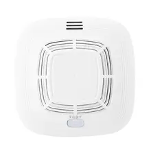 Пожарная безопасность 360 градусов автономный датчик задымления со звуко-световая сигнализация белый квадрат