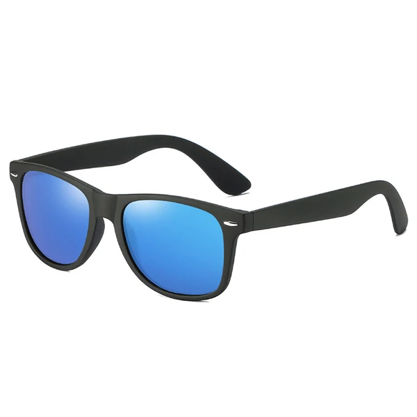 Новые модные солнцезащитные очки, женские поляризованные солнцезащитные очки, мужские очки для вождения, зеркальные очки, черная оправа, мужские солнцезащитные очки UV400 - Цвет линз: C5