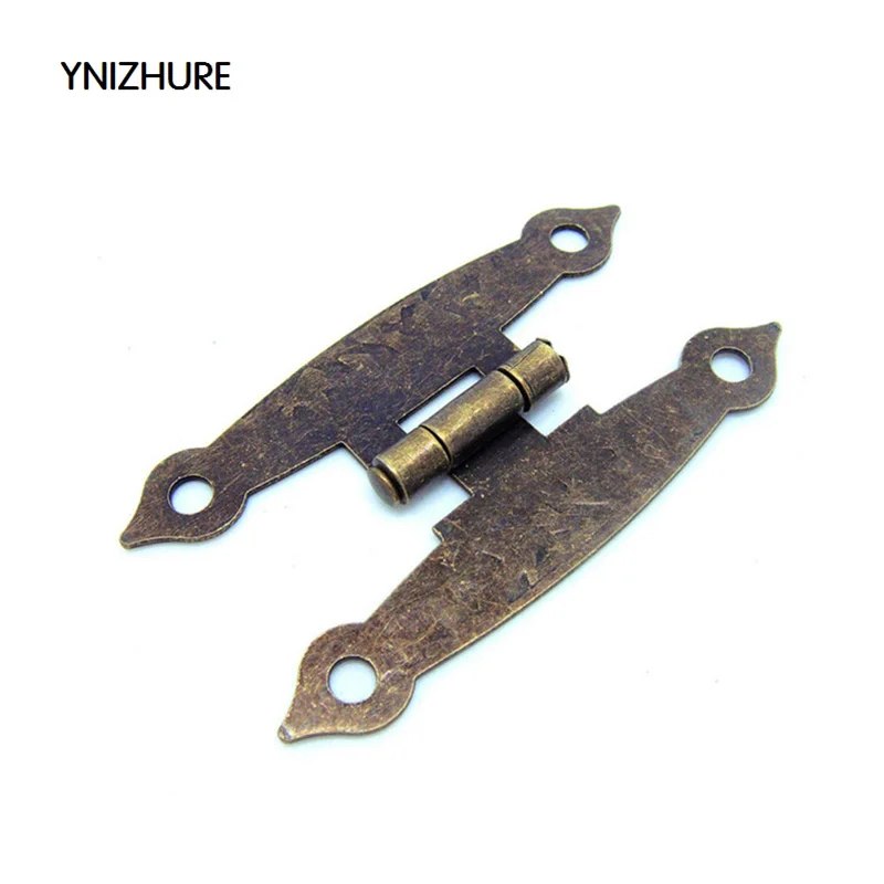 

50pcs 65 * 34MM antique wooden box hinge metal hinge H-type 4-hole flat piece H-type hinge link