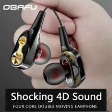 Double Unit Drive In Ear Earphone Bass Subwoofer Earphone for Xiaomi Phone DJ Mp3 Sport Earphones Headset Earbud Auriculares venture electronics earphones ve monk plus earbud super bass in ear earphone sport earphone for iphone 6s auriculare headset