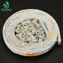 5 м гибкий потолок установленный Занавес Рельс прямой слайд Окна Балкон домашний Декор Аксессуары для штор верхняя/боковая Зажимная