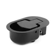 Good Quality New Sofa Adjustment Switch Office Furniture Buckle Function Chair Handle (Bottom Two Holes) Black Circle