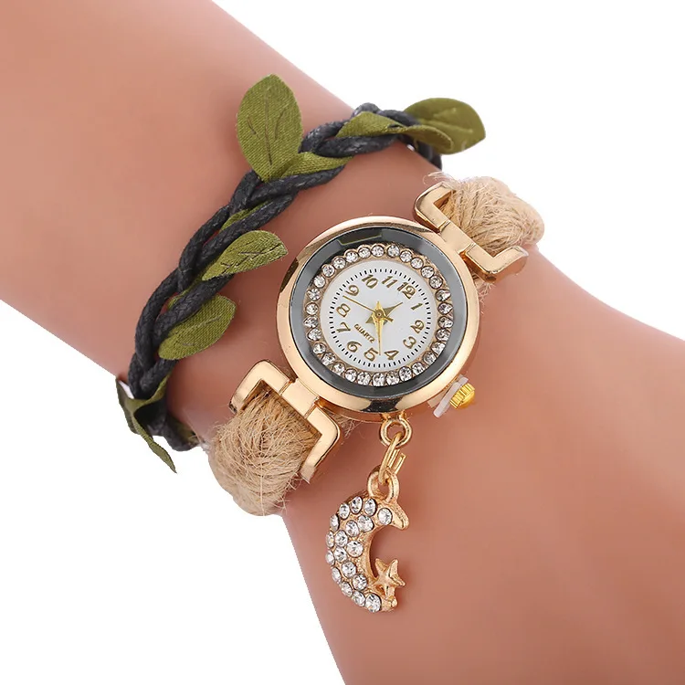 Модные Повседневное золото Циферблат Для женщин роскошных часов 2018 кожаный браслет часы Кварцевые наручные часы Reloj Mujer Relogio Feminino