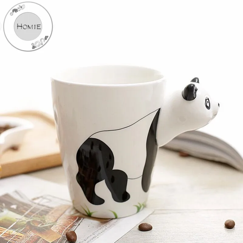 HOMIE lovely Animal Ceramics Coffee Mug Large Capacity 360ml Animal Mugs creative Drinkware Coffee Tea Cups Novelty Gifts milk 15