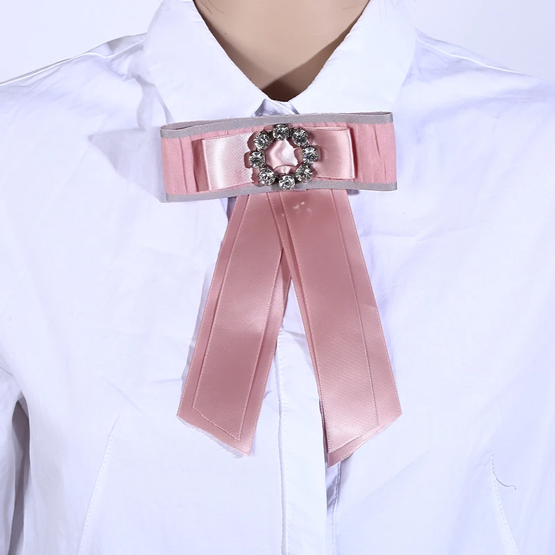 Buy Sweet Fancy Crystal Cloth Fabric Ribbon Brooch