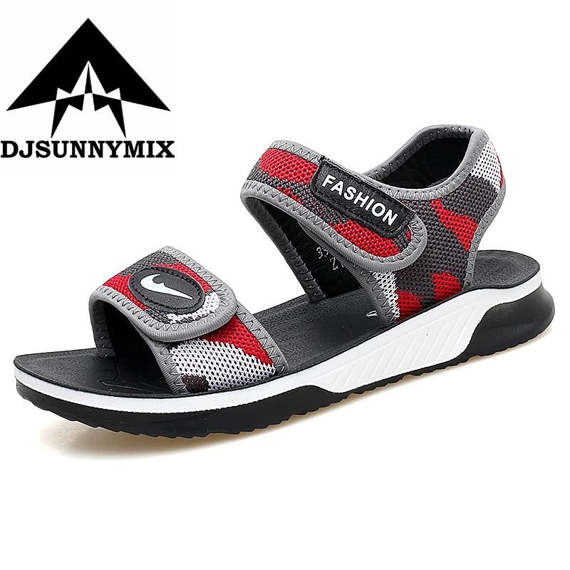 DJSUNNYMIX детская пляжная обувь Мальчики Девочки Дети Сандалии Повседневная крюк и