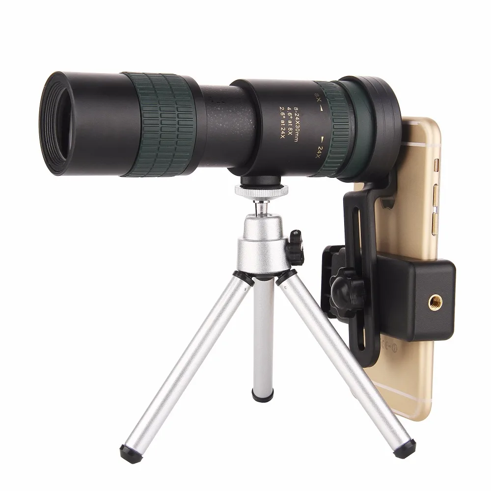 

Original Binoculars Nikula 8-24X30 Zoom Monocular Precise Telescope Pocket Binoculo Hunting Optical Prism Scope No Tripod Newest