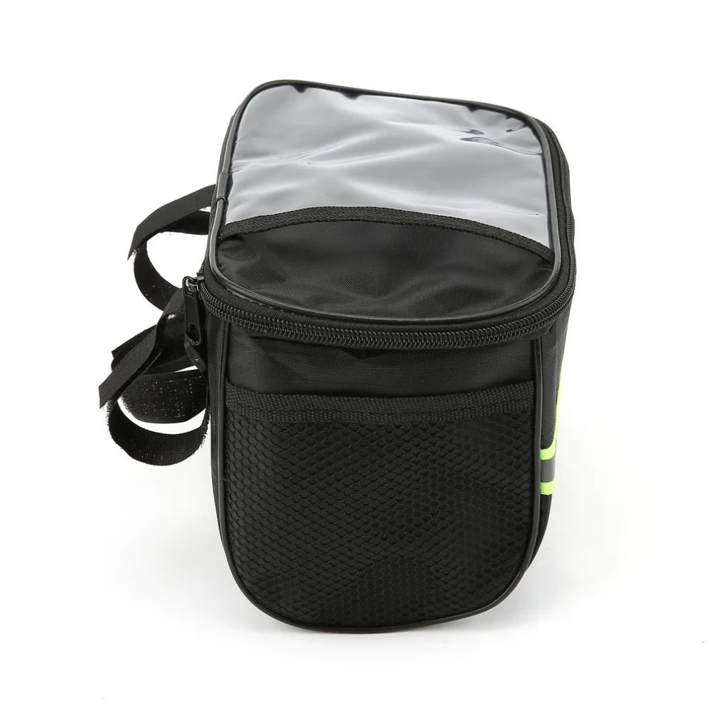 Top Large Capacity Polyester Bike Bicycle Front Basket Durable Waterproof Tube Handlebar Bag Outdoor Sport Accessories 9