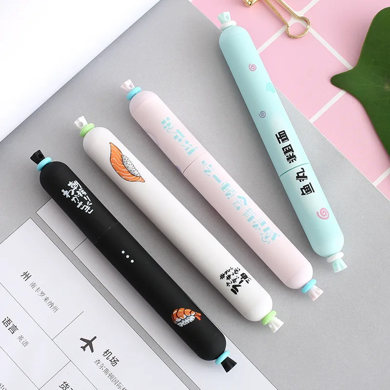 

Creative Sausage Molding gel pen student stationery 0.5mm Black Neutral pen Office Signature Pen