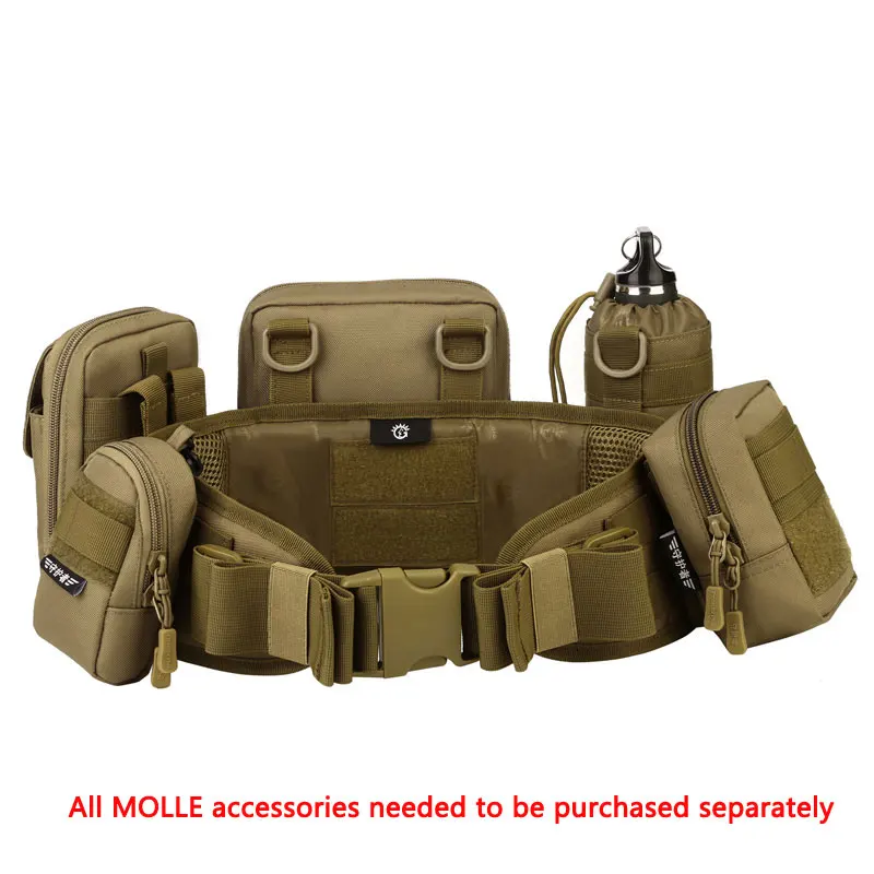Molle system поясная Сумка EDC Molle equipment мужская сумка с Т-образным ремнем Мужская маленькая сумка держатель сумка тактическое снаряжение для улицы