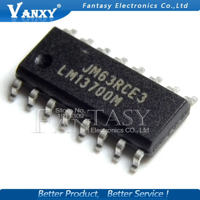 5 шт. LM13700M лапками углублением SOP-16 LM13700MX SOP16 LM13700 СОП SMD