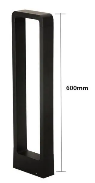 High 600mm Супер водонепроницаемый 10 Вт Светодиодный светильник для газона AC85-265V/DC12V наружное освещение для сада, внутреннего двора - Испускаемый цвет: High 600mm